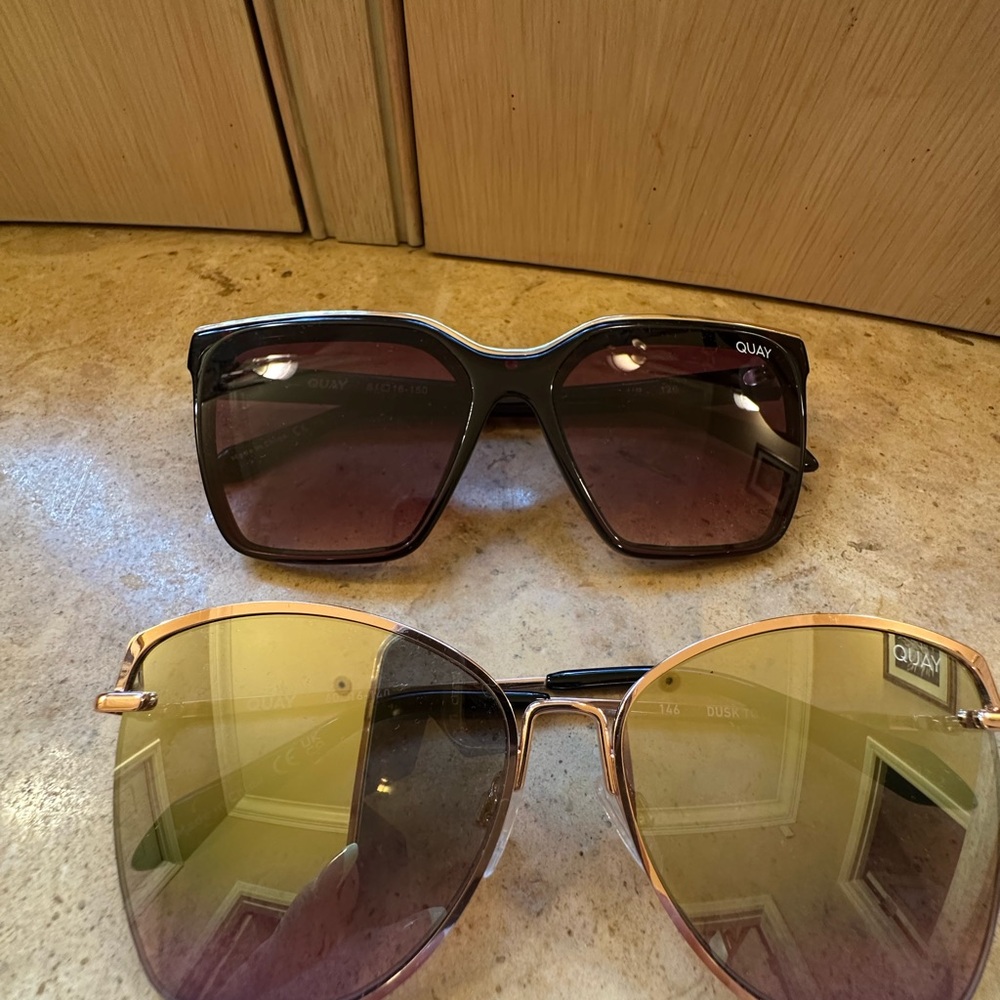 Quay Australia Sunglasses - Black and Gold